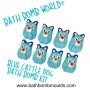 Blue Cattle Dog Bath Bomb Project